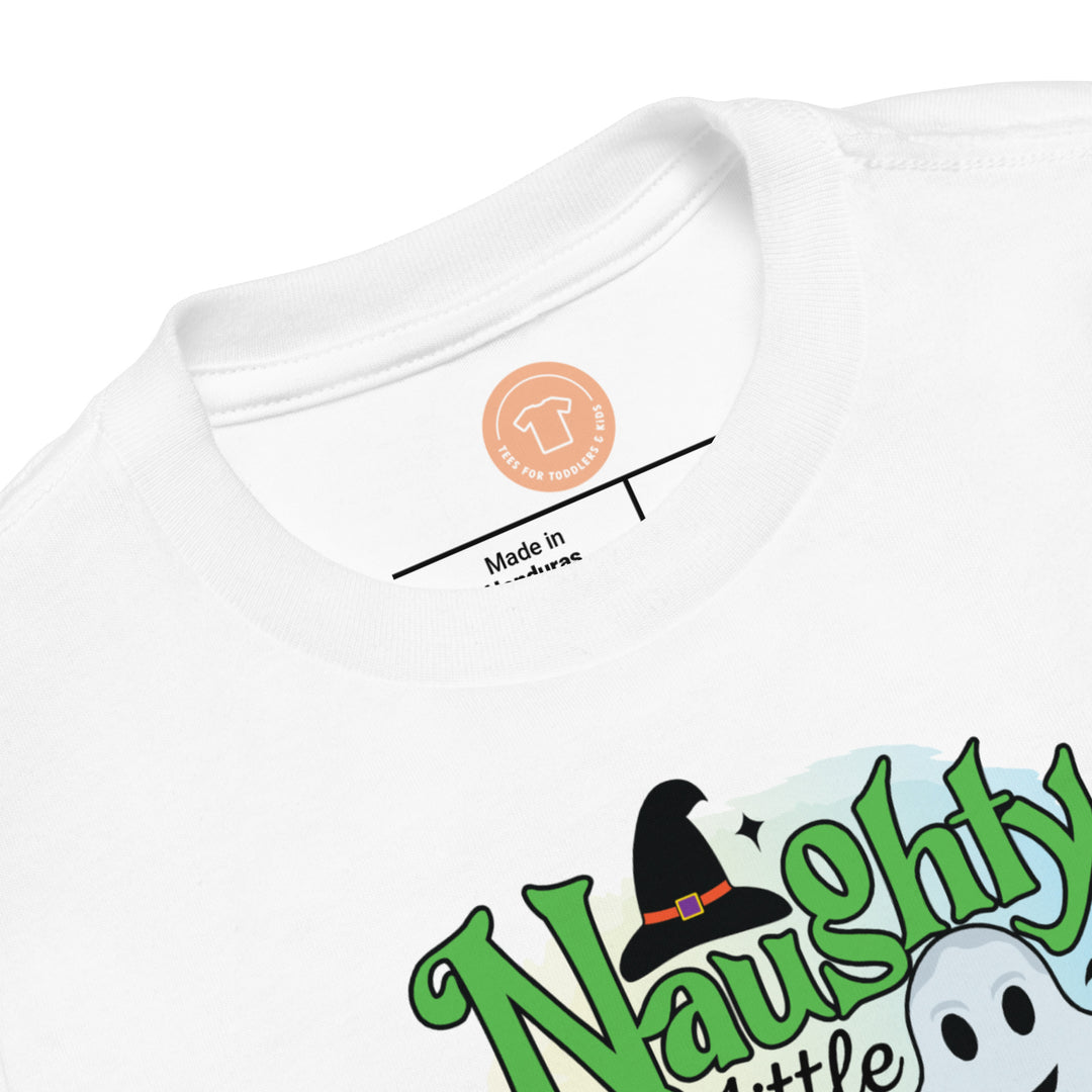 Naughty Little Ghost.          Halloween shirt toddler. Trick or treat shirt for toddlers. Spooky season. Fall shirt kids.