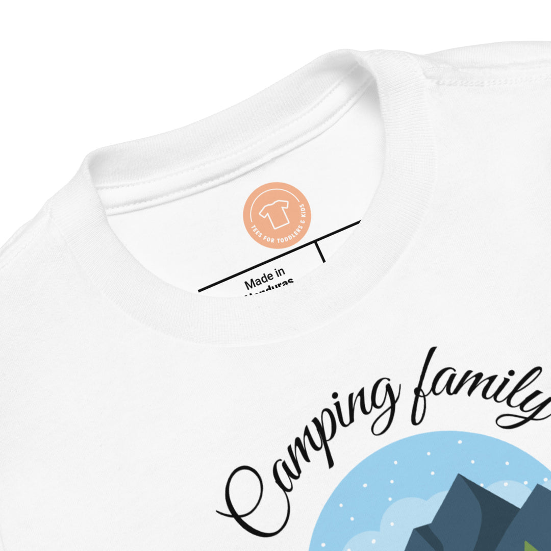 Camping Family. Short Sleeve T Shirt For Toddler And Kids. - TeesForToddlersandKids -  t-shirt - camping - camping-family-short-sleeve-t-shirt-for-toddler-and-kids