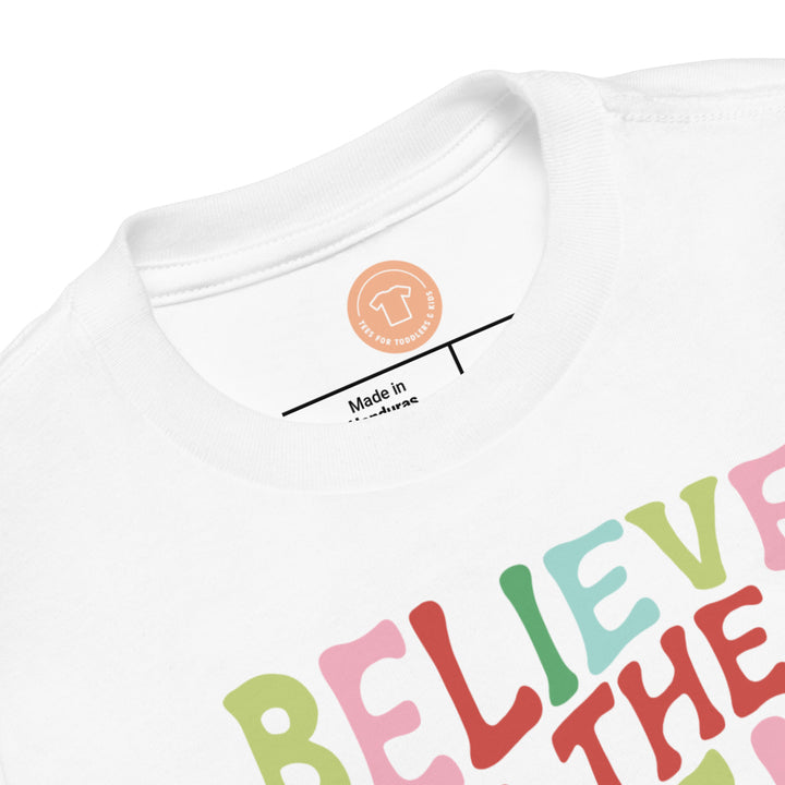 Believe In The Magic. Short Sleeve T Shirts For Toddlers And Kids. - TeesForToddlersandKids -  t-shirt - christmas, holidays - believe-in-the-magic-short-sleeve-t-shirts-for-toddlers-and-kids-1