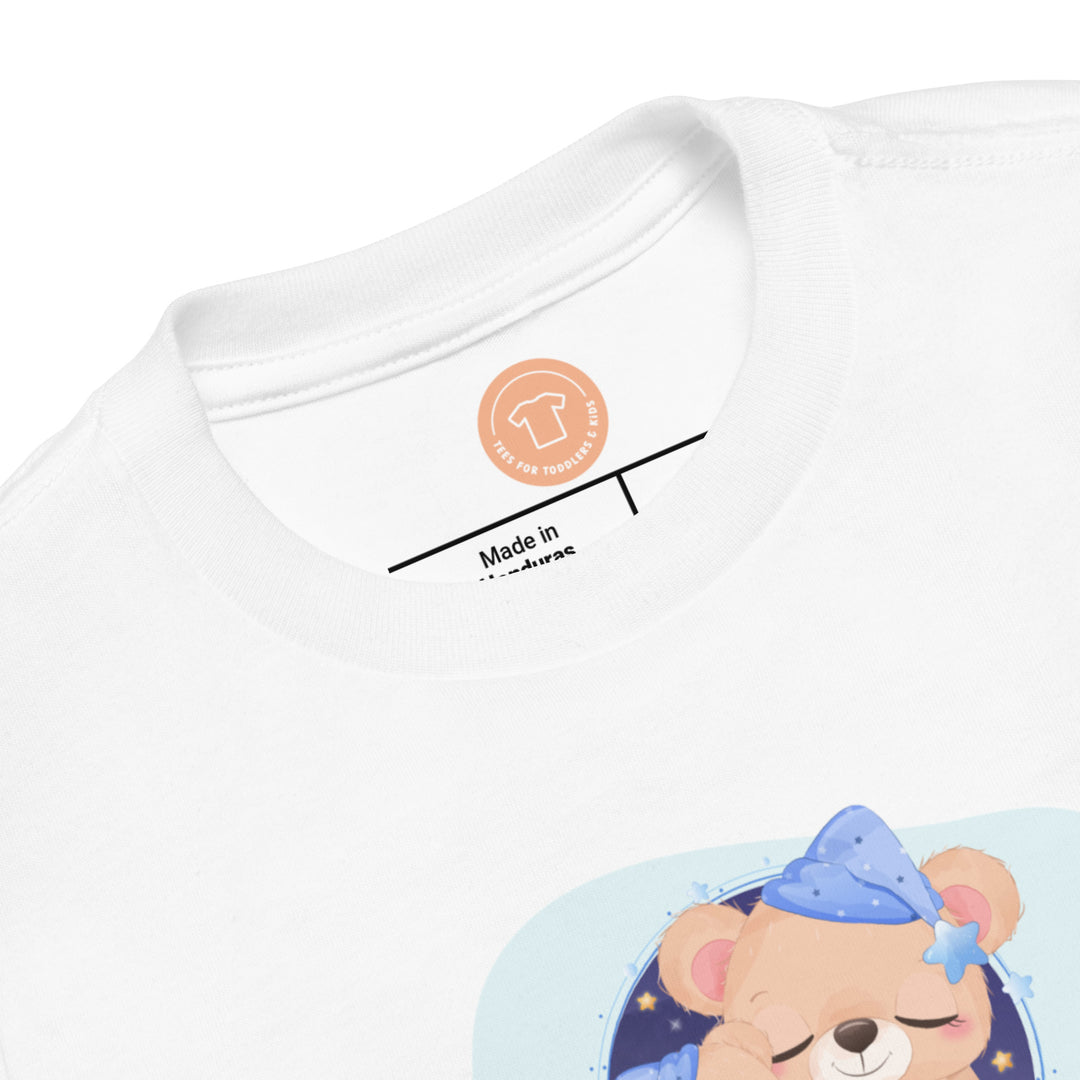 Baby Bear Boy and Mama Bear Sleping In Cup. Short Sleeve T-shirt For Toddler And Kids. - TeesForToddlersandKids -  t-shirt - sleep - baby-bear-boy-nd-mama-bear-sleping-in-cup-short-sleeve-t-shirt-for-toddler-and-kids