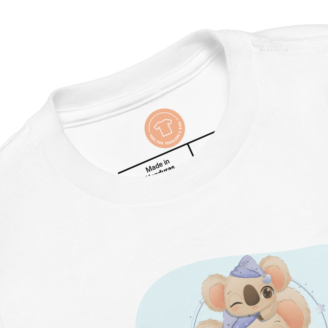 Baby Koala And Mom Sleeping In Cup. Short Sleeve T-shirt For Toddler And Kids. - TeesForToddlersandKids -  t-shirt - sleep - baby-koala-and-mom-sleeping-not-in-cup-short-sleeve-t-shirt-for-toddler-and-kids