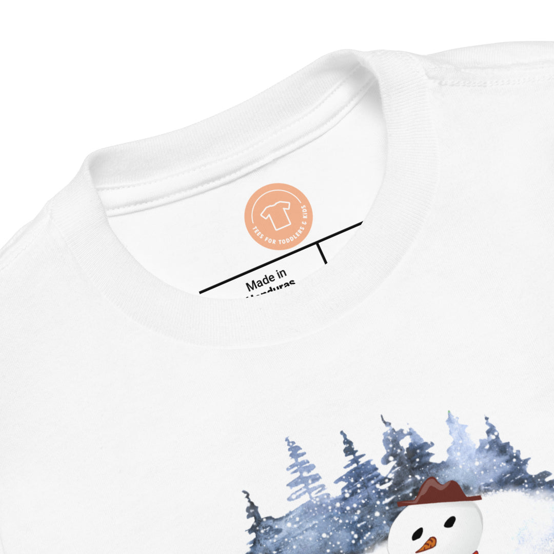 Frosty The Snowman. Short Sleeve T Shirts For Toddlers And Kids. - TeesForToddlersandKids -  t-shirt - christmas, holidays - frosty-the-snowman-short-sleeve-t-shirts-for-toddlers-and-kids