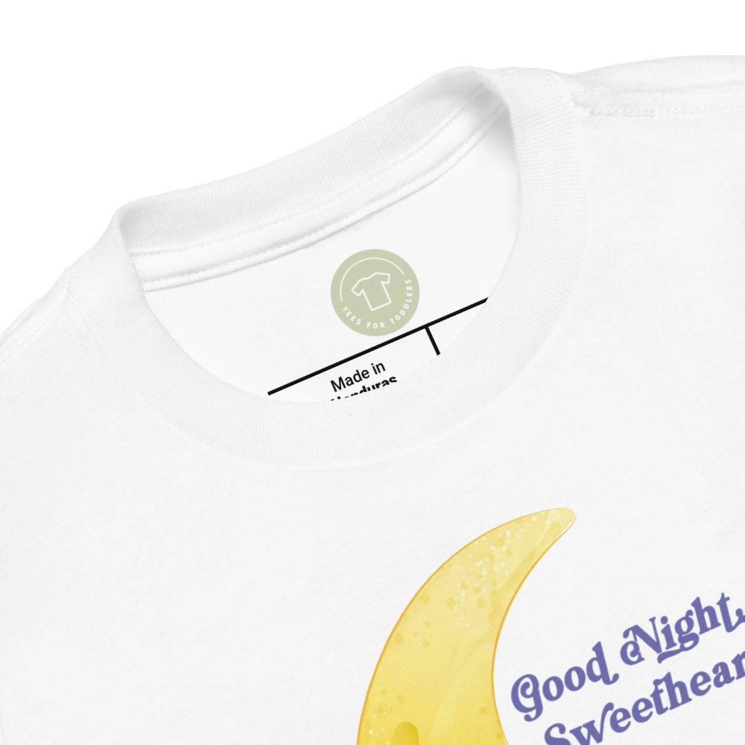 Good Night Sweetheart. Short Sleeve T-shirt For Toddler And Kids. - TeesForToddlersandKids -  t-shirt - sleep - good-night-sweetheart-short-sleeve-t-shirt-for-toddler-and-kids