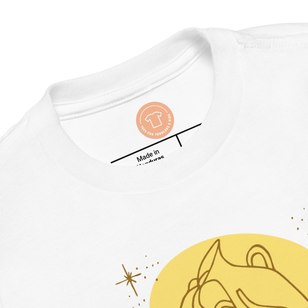 Aquarius Yellow. Zodiac sign t-shirts for Toddlers And Kids. - TeesForToddlersandKids -  t-shirt - zodiac - aquarius-yellow-short-sleeve-t-shirt-for-toddler-and-kids