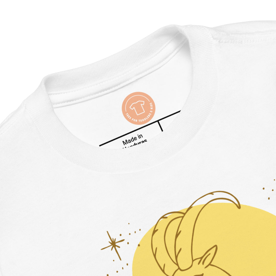 Capricorn Yellow. Zodiac sign t-shirts for Toddlers And Kids. - TeesForToddlersandKids -  t-shirt - zodiac - capricorn-yellow-short-sleeve-t-shirt-for-toddler-and-kids