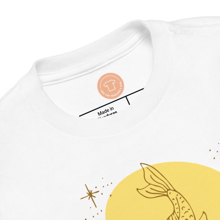 Pisces Yellow. Zodiac sign t-shirts for Toddlers And Kids. - TeesForToddlersandKids -  t-shirt - Pisces shirt for kids birthday, zodiac - pisces-yellow-short-sleeve-t-shirt-for-toddler-and-kids