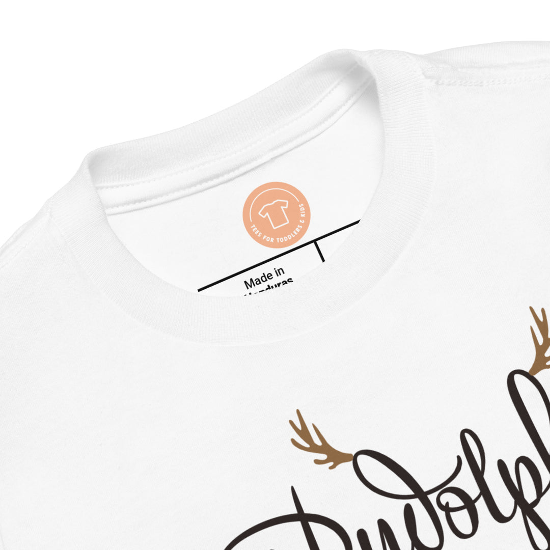 Rudolph. Short Sleeve T Shirts For Toddlers And Kids. - TeesForToddlersandKids -  t-shirt - christmas, holidays - rudolph-short-sleeve-t-shirts-for-toddlers-and-kids