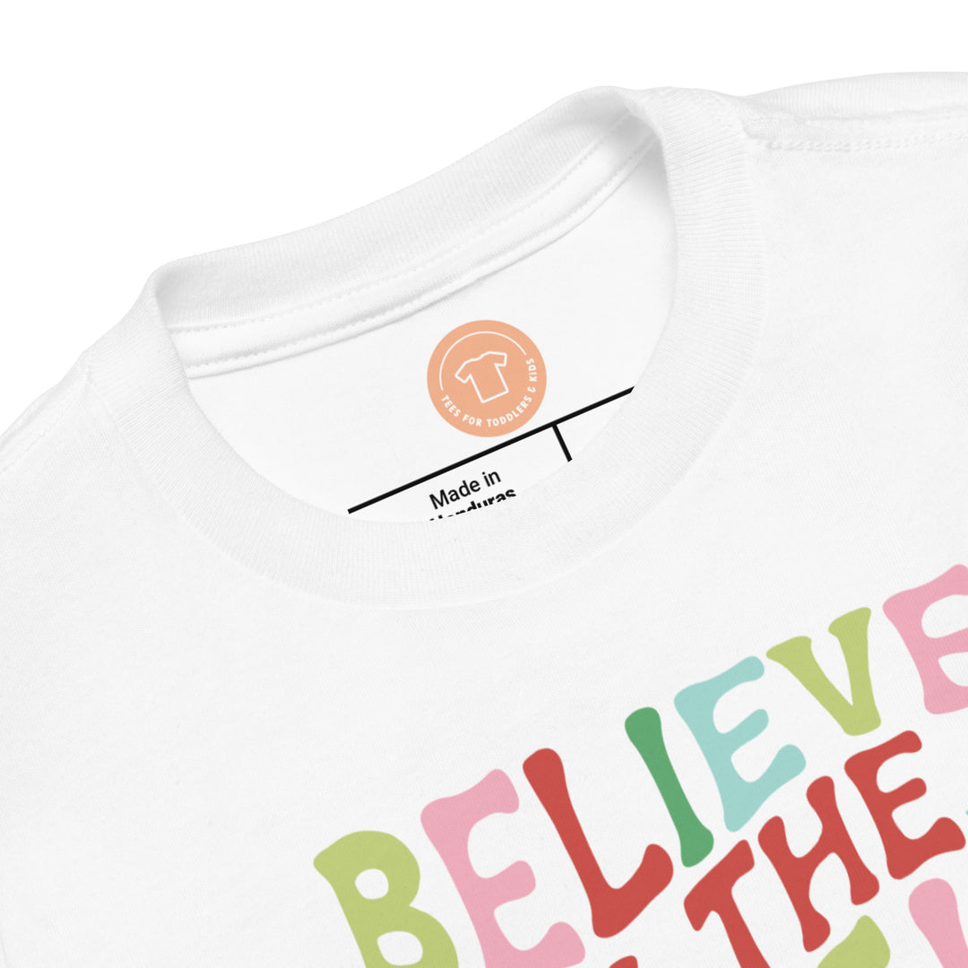 Believe In The Magic. Short Sleeve T Shirts For Toddlers And Kids. - TeesForToddlersandKids -  t-shirt - christmas, holidays - believe-in-the-magic-short-sleeve-t-shirts-for-toddlers-and-kids