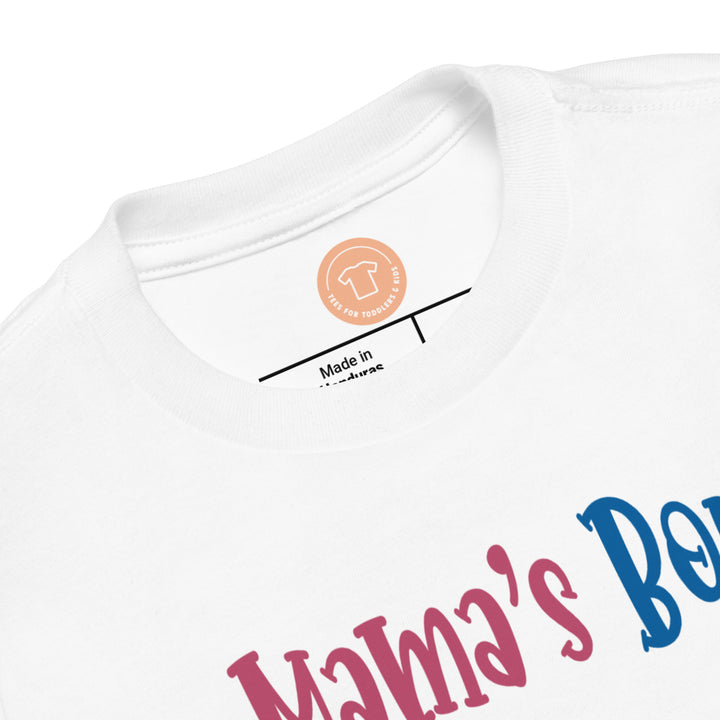 Mamas Boy. Short Sleeve T Shirt For Toddler And Kids. - TeesForToddlersandKids -  t-shirt - holidays, Love - mamas-boy-short-sleeve-t-shirt-for-toddler-and-kids