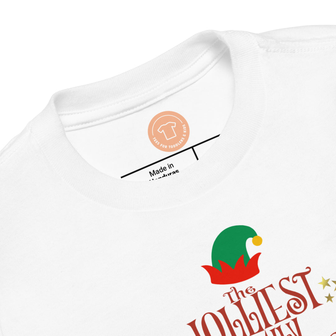 The Jolliest Family Christmas Ever. Short Sleeve T Shirts For Toddlers And Kids. - TeesForToddlersandKids -  t-shirt - christmas, holidays - the-jolliest-family-christmas-ever-short-sleeve-t-shirts-for-toddlers-and-kids