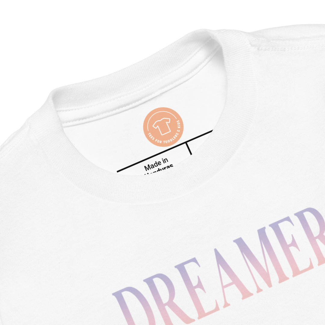 Dreamer Rb. Short Sleeve T Shirt For Toddler And Kids. - TeesForToddlersandKids -  t-shirt - seasons, summer - dreamer-rb-short-sleeve-t-shirt-for-toddler-and-kids