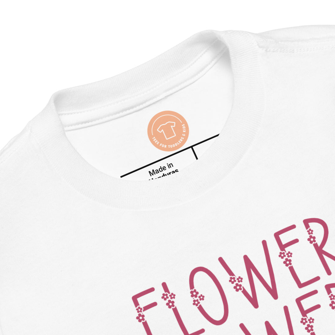 Flower Power Peace. Short Sleeve T Shirt For Toddler And Kids. - TeesForToddlersandKids -  t-shirt - seasons, summer - flower-power-peace-short-sleeve-t-shirt-for-toddler-and-kids