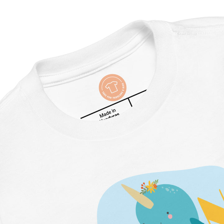 N Narval. Short Sleeve T-shirt For Toddler And Kids.