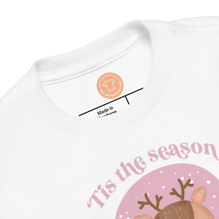 'Tis the season to be jolly 4. Short sleeve t shirt or toddler and kids. - TeesForToddlersandKids -  t-shirt - christmas, holidays - tis-the-season-to-be-jolly-4-short-sleeve-t-shirt-or-toddler-and-kids