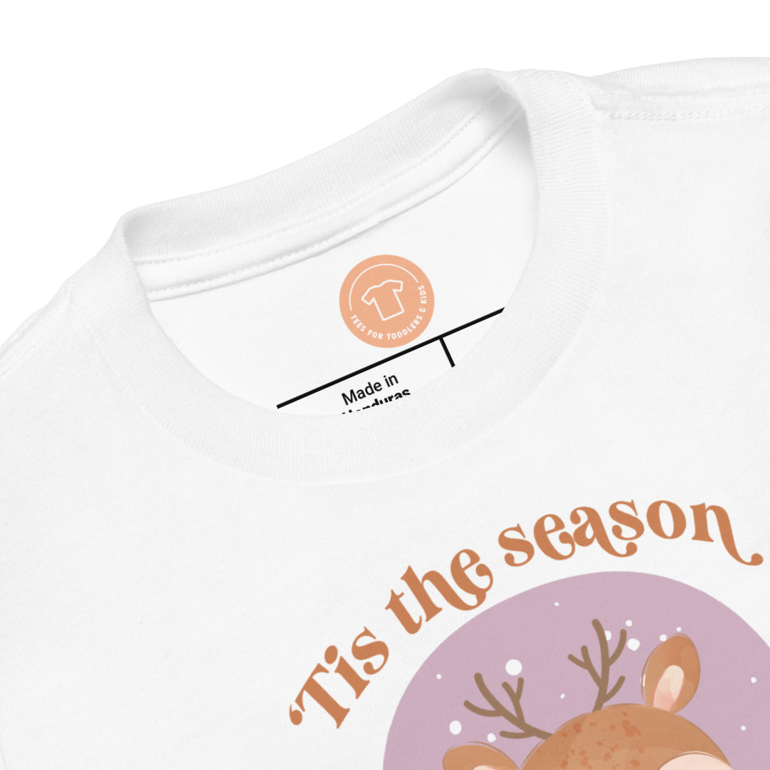 'Tis the season to be jolly 1. Short sleeve t shirt for toddler and kids. - TeesForToddlersandKids -  t-shirt - christmas, holidays - tis-the-season-to-be-jolly-1-short-sleeve-t-shirt-for-toddler-and-kids