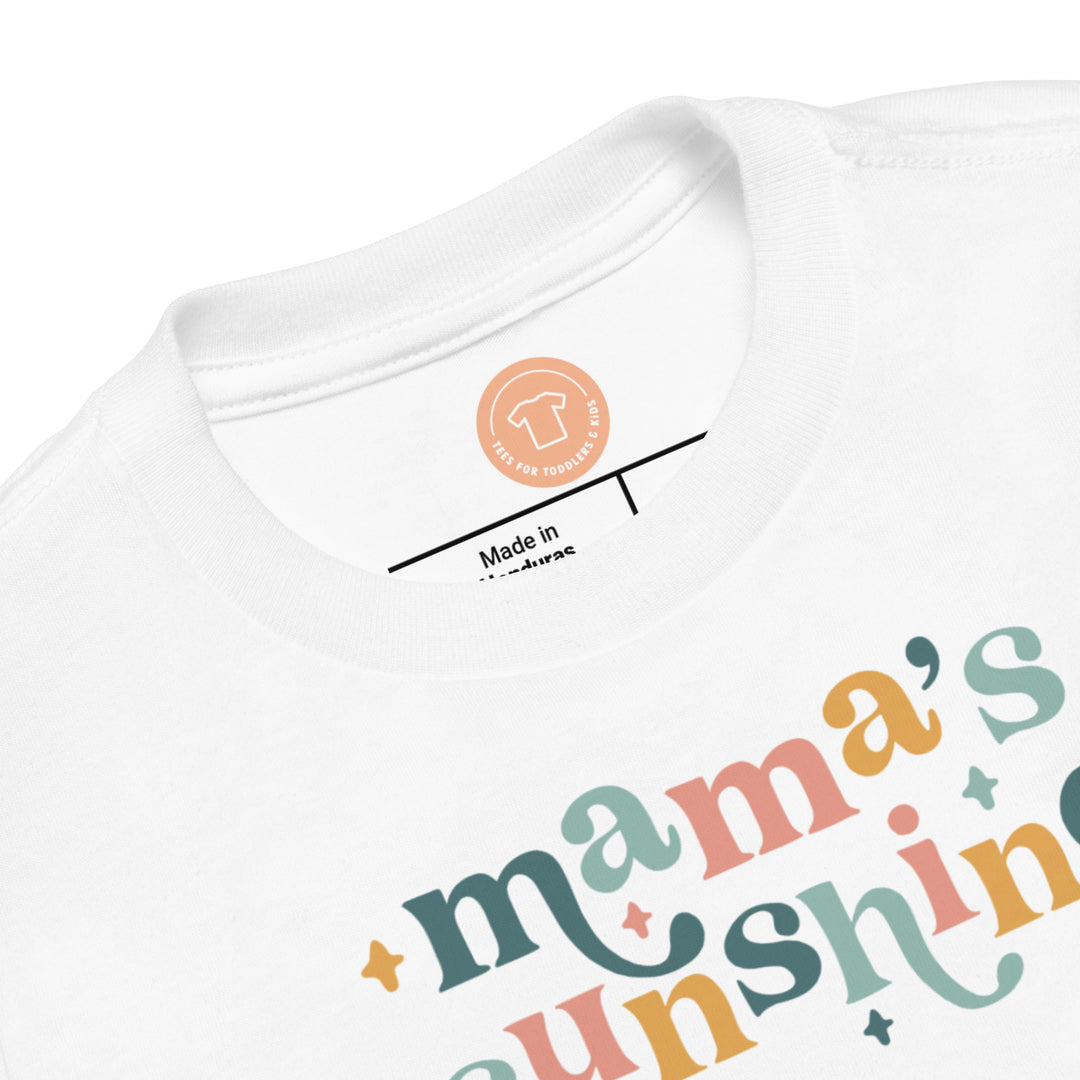 Mama's sunshine. Short sleeve t shirt for toddler and kids. - TeesForToddlersandKids -  t-shirt - seasons, summer - toddler-short-sleeve-tee-3