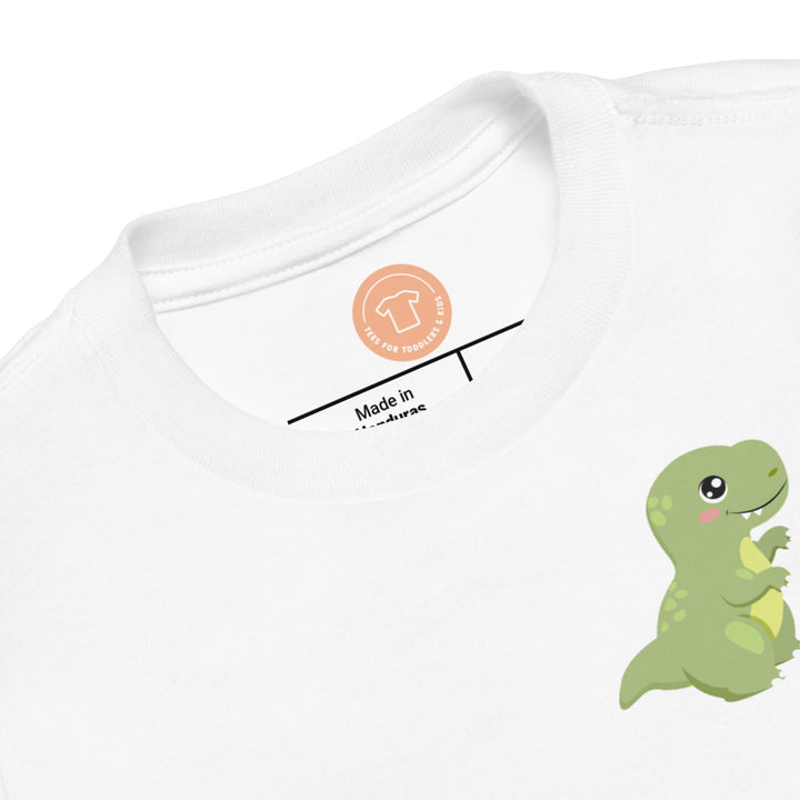 Dino over heart. Short sleeve t-shirt for toddler and kids. - TeesForToddlersandKids -  t-shirt - dinos - dino-over-heart-short-sleeve-t-shirt-for-toddler-and-kids