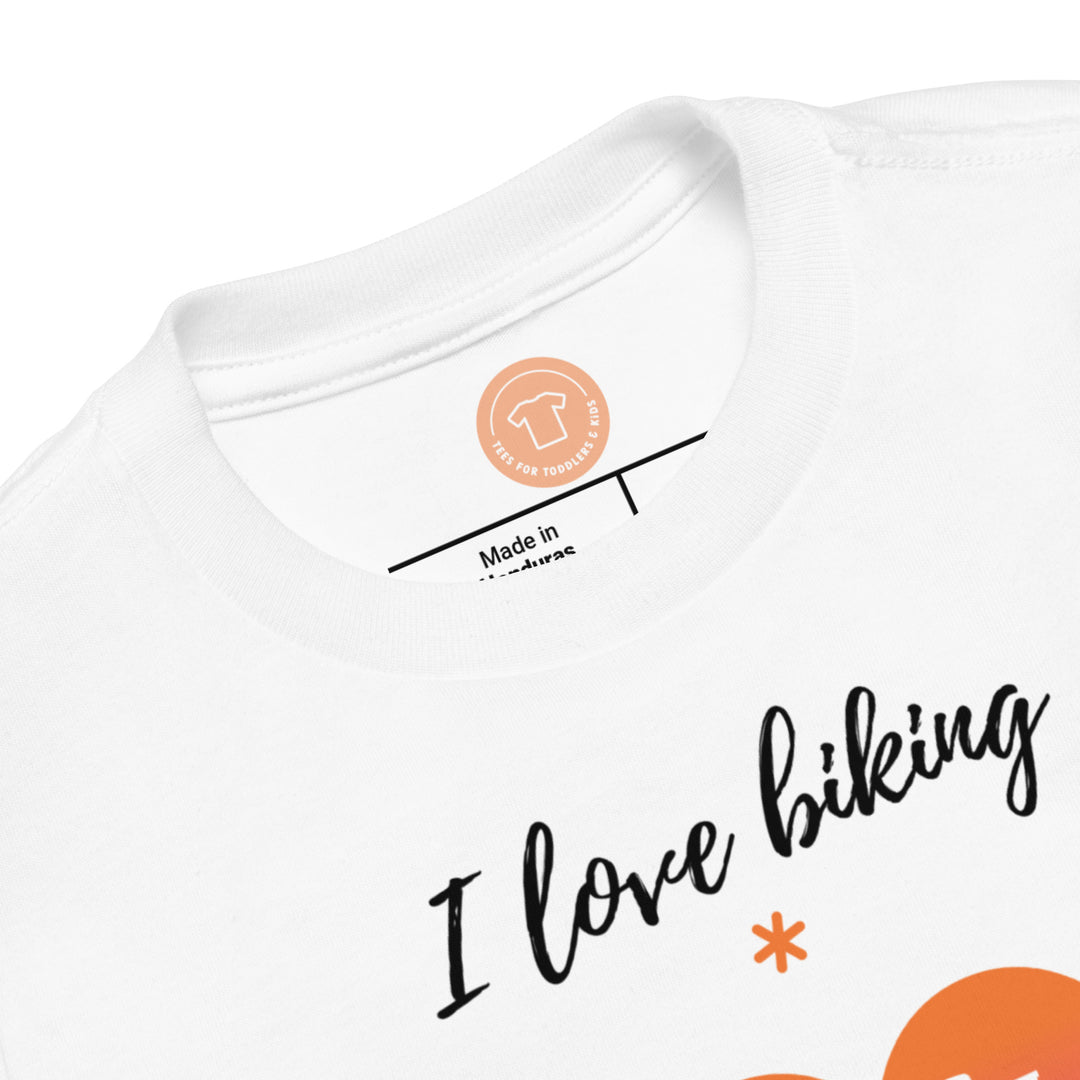 I love biking. T-shirts for toddlers and kids up for a biking adventure. - TeesForToddlersandKids -  t-shirt - biking - i-love-biking-short-sleeve-t-shirt-for-toddler-and-kids