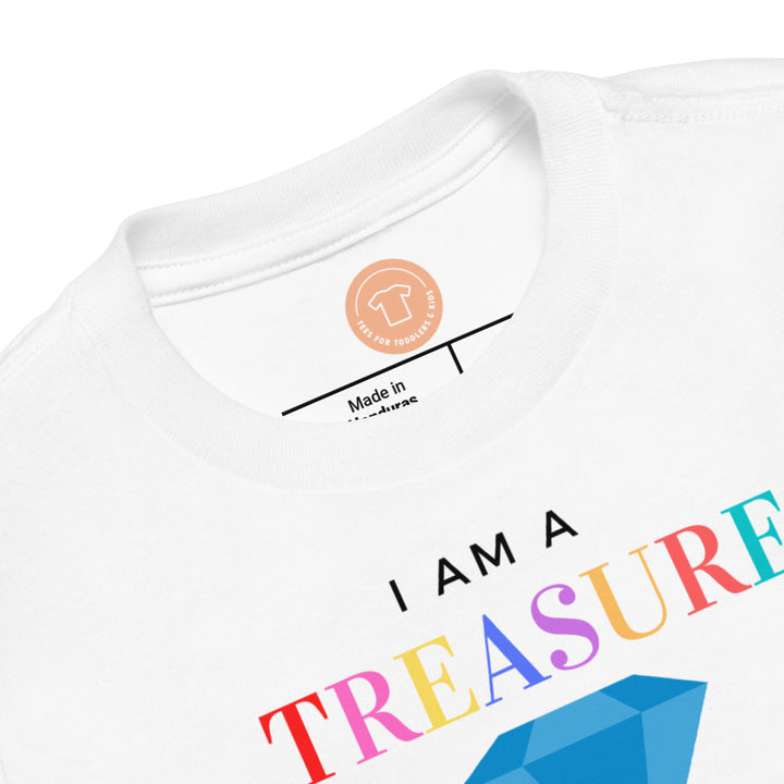 I am a treasure II. Short sleeve t shirt for toddler and kids. - TeesForToddlersandKids -  t-shirt - positive - i-am-a-treasure-ii-short-sleeve-t-shirt-for-toddler-and-kids
