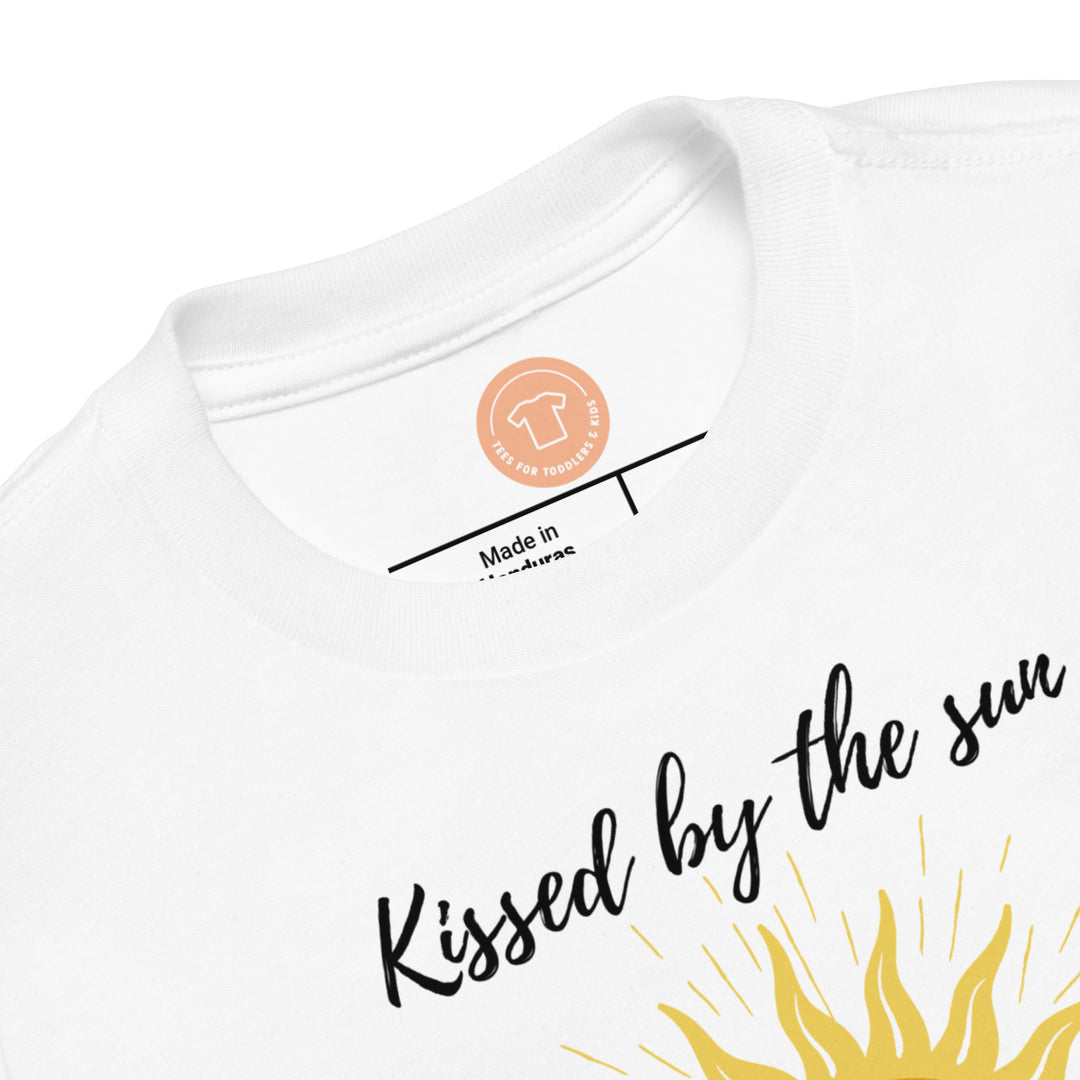 Kissed by the sun. Short sleeve t shirt for toddler and kids. - TeesForToddlersandKids -  t-shirt - seasons, summer - kissed-by-the-sun-short-sleeve-t-shirt-for-toddler-and-kids