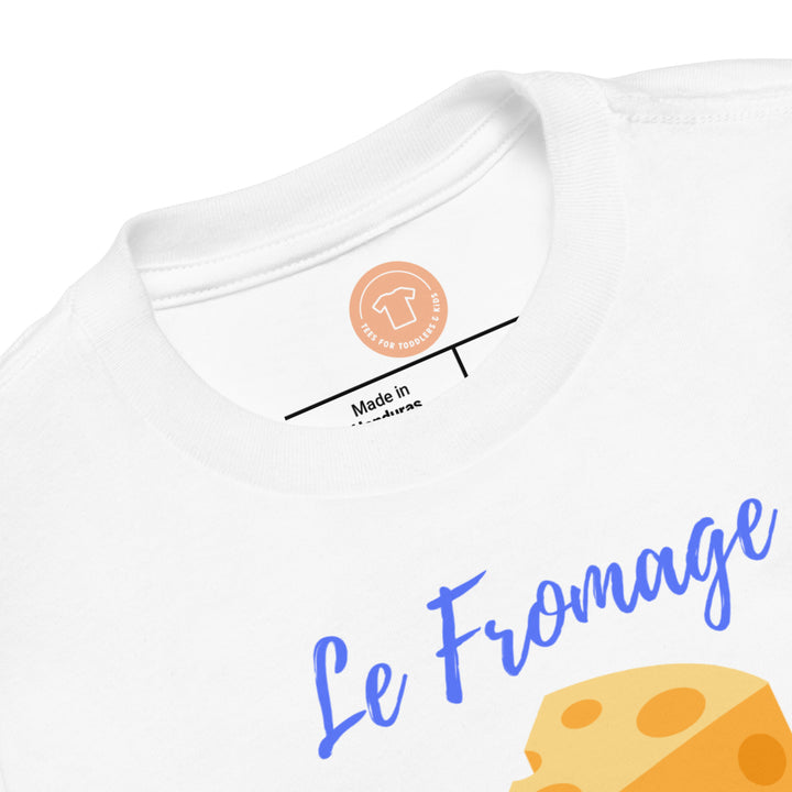 La Fromage. Short sleeve t-shirt for toddler and kids. - TeesForToddlersandKids -  t-shirt - seasons, summer - la-fromage-short-sleeve-t-shirt-for-toddler-and-kids