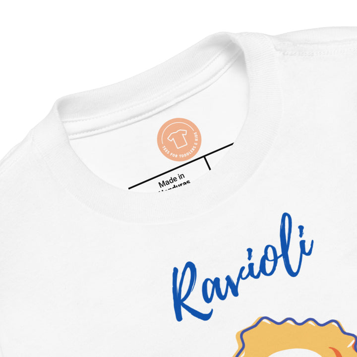 Ravioli. Short sleeve t shirt for toddler and kids. - TeesForToddlersandKids -  t-shirt - seasons, summer - ravioli-short-sleeve-t-shirt-for-toddler-and-kids