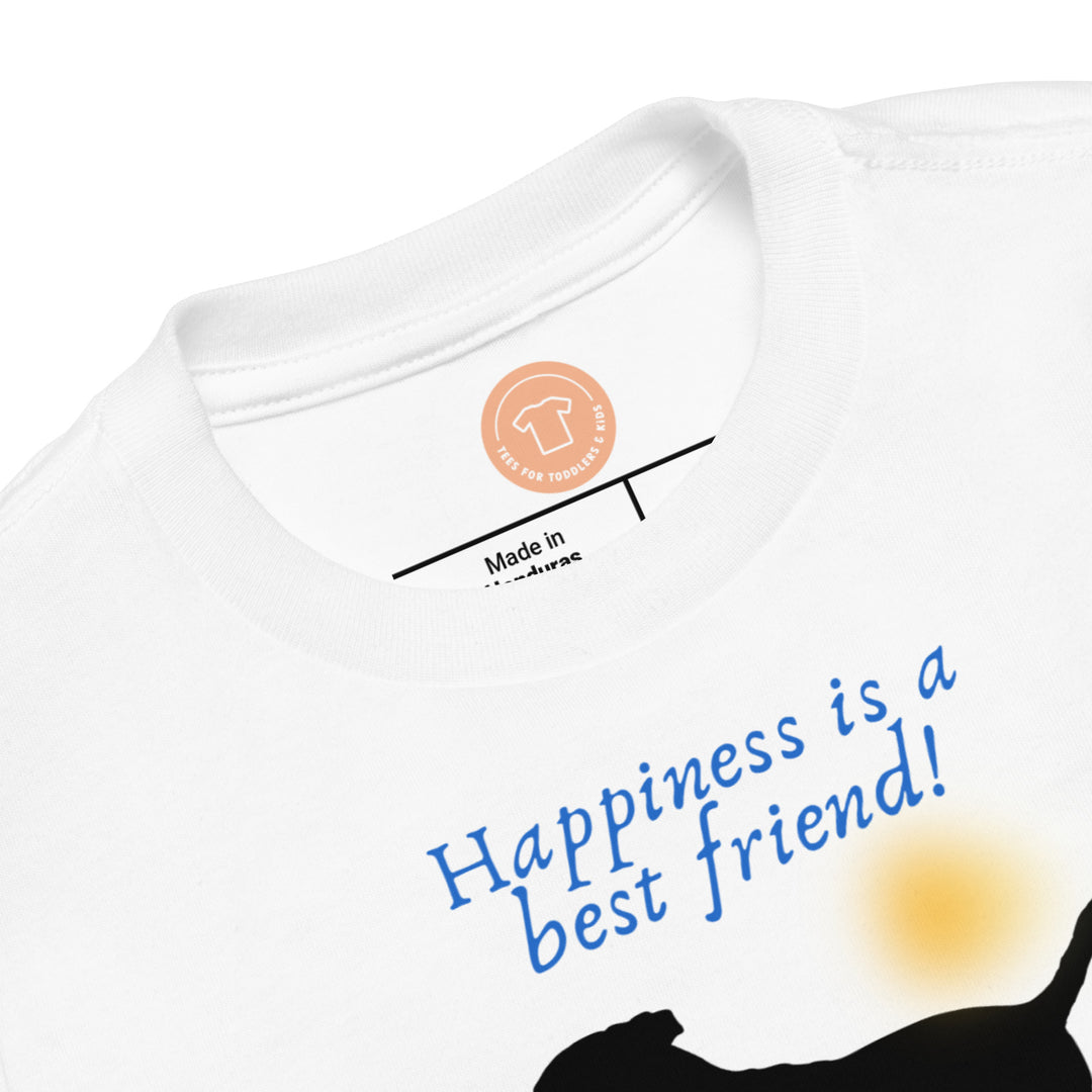 Happiness is having a best friend, I. Short sleeve t shirt for toddler and kids. - TeesForToddlersandKids -  t-shirt - seasons, summer - happiness-is-having-a-best-friend-short-sleeve-t-shirt-for-toddler-and-kids