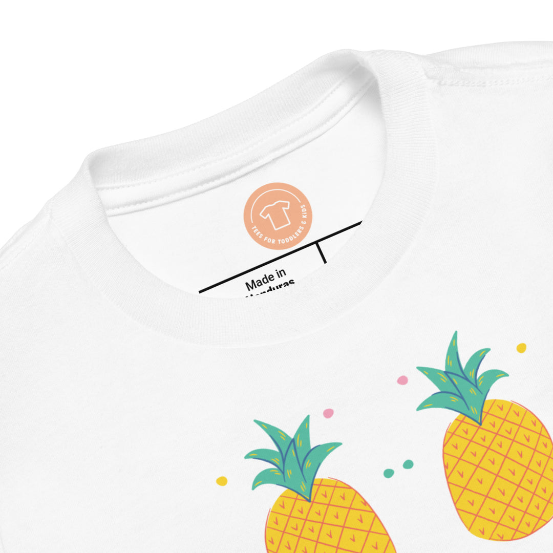 Pineapple and orange smile. Short sleeve t shirt for toddler and kids. - TeesForToddlersandKids -  t-shirt - seasons, summer - pineapple-and-orange-smile-short-sleeve-t-shirt