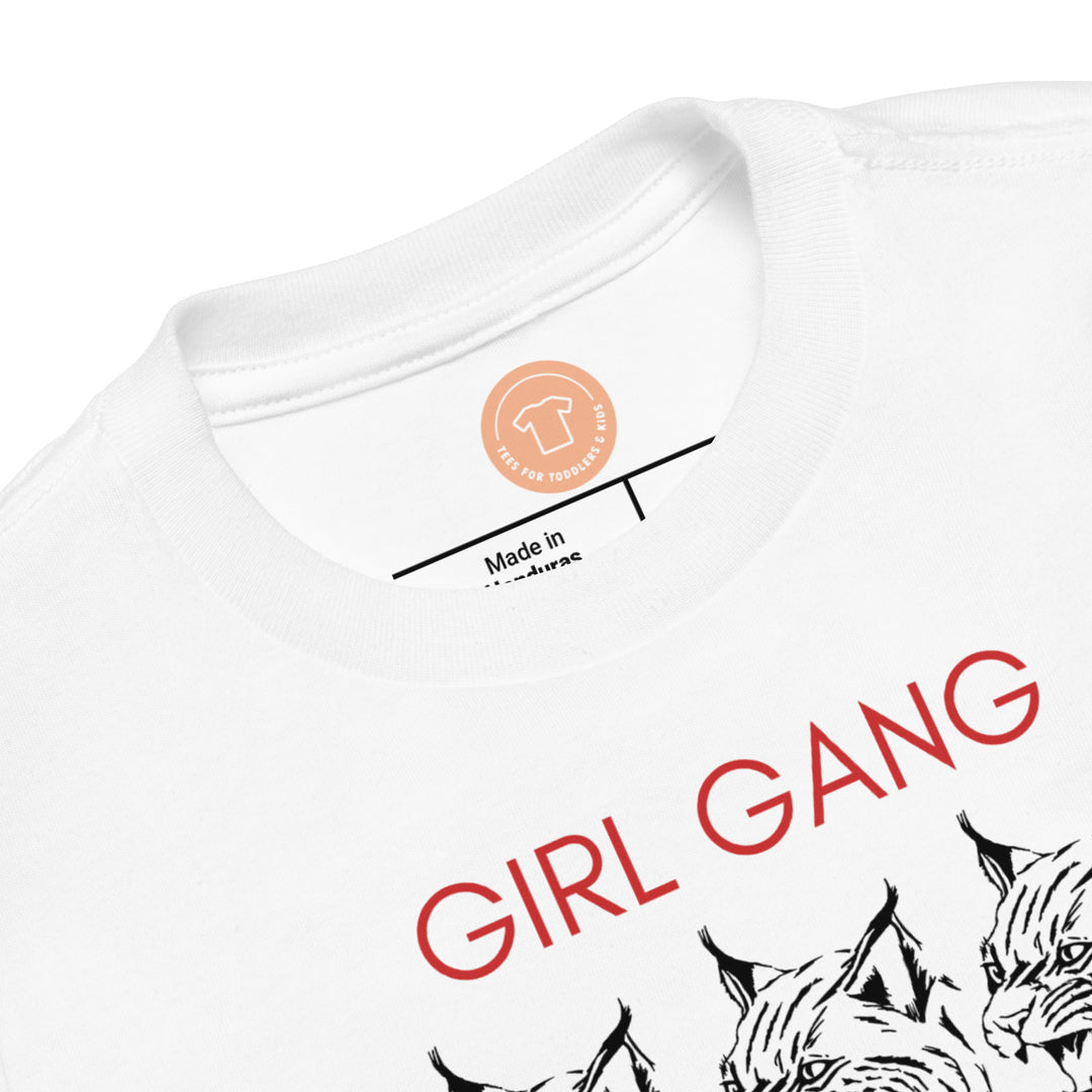 Girl gang. Girl power t-shirts for Toddlers and Kids.