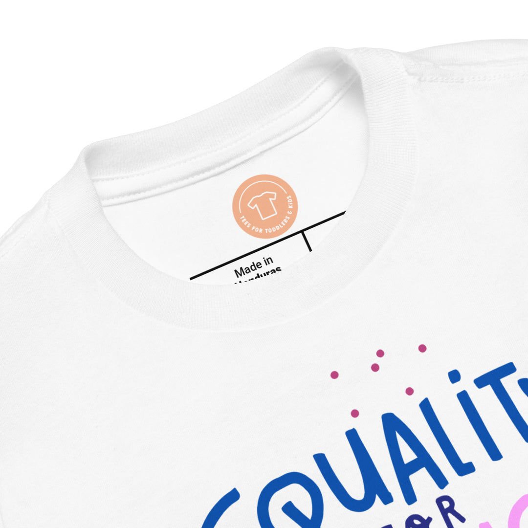 Equality for women. Girl power t-shirts  for toddlers and kids.