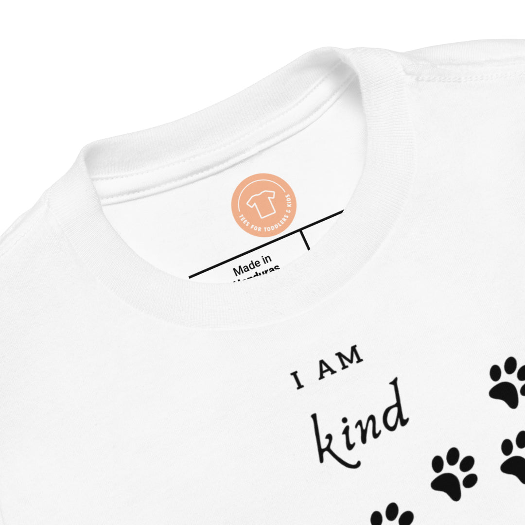 I am  kind to all animals II. short sleeve t shirt for your toddler and kids. - TeesForToddlersandKids -  t-shirt - positive - i-am-kin-to-all-animals-ii-short-sleeve-t-shirt