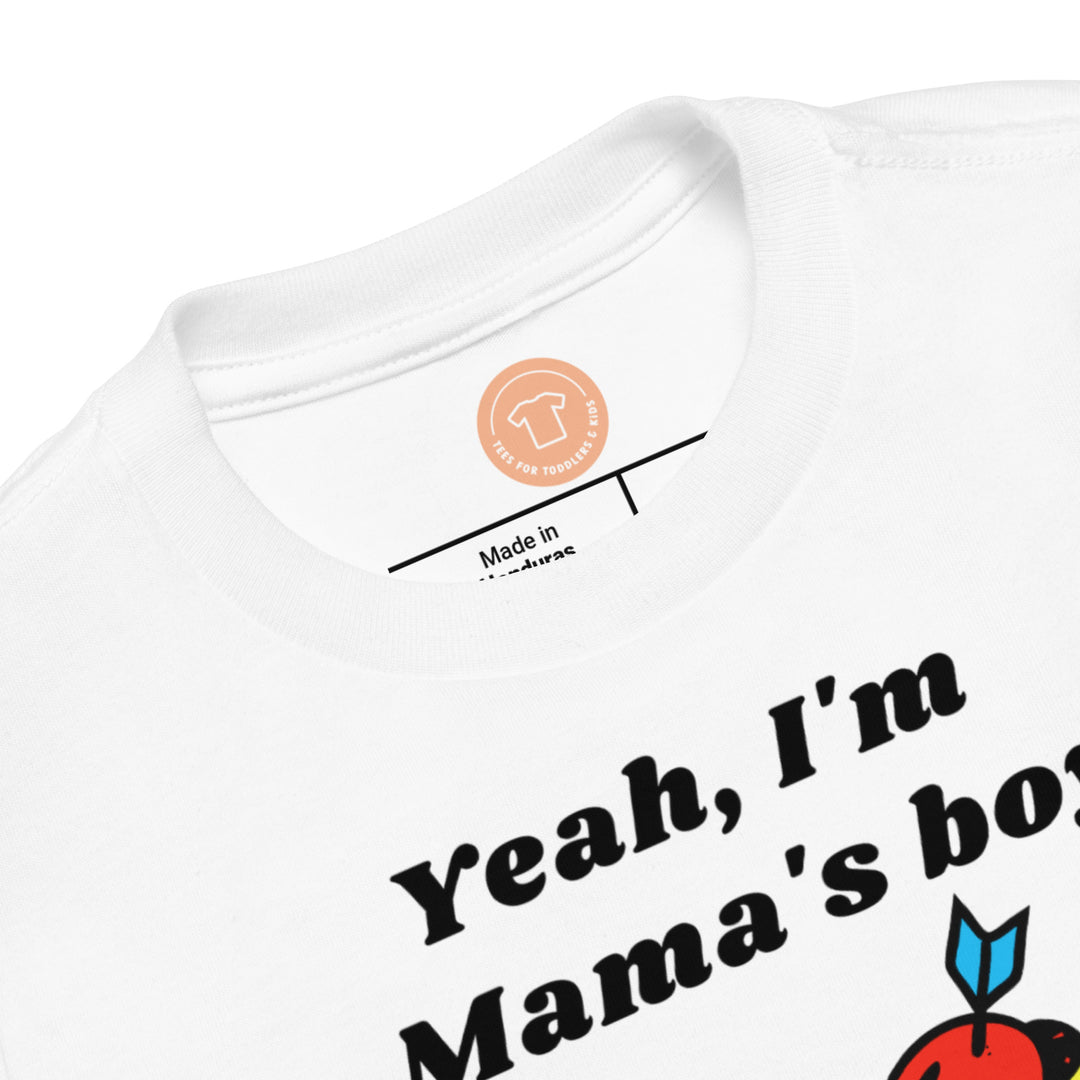 Yeah, I'm Mama's boy. Short sleeve t shirt for toddler and kids. - TeesForToddlersandKids -  t-shirt - holidays, Love - valentines-day-short-sleeve-t-shirt-yeah-im-mamas-boy