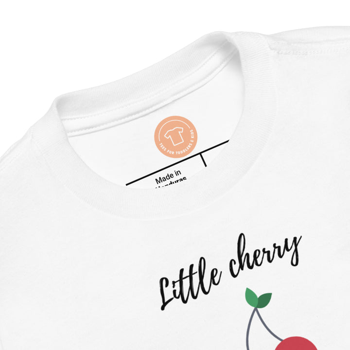 Little cherry. Short sleeve t shirts for toddler and kids. - TeesForToddlersandKids -  t-shirt - seasons, summer - little-cherry-toddler-short-sleeve-tee