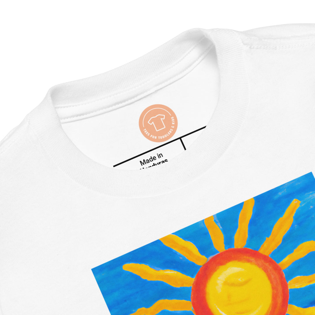 Sun and Waves 3. Short Sleeve T-shirt for Toddler and Kids - TeesForToddlersandKids -  t-shirt - seasons, summer, surf - sun-and-waves-3-short-sleeve-t-shirt-for-toddler-and-kids