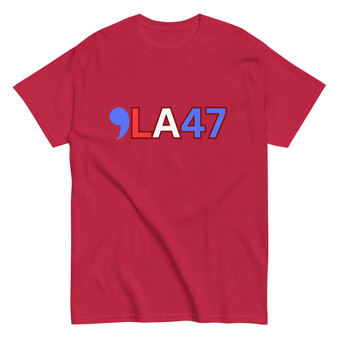 COMMA LA 47 | , LA 47 | Madam President | Code for Kamala | Activist tee | Campaign shirt