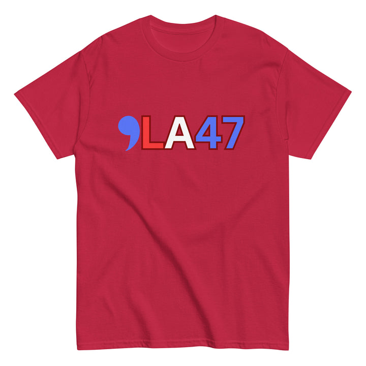 COMMA LA 47 | , LA 47 | Madam President | Code for Kamala | Activist tee | Campaign shirt