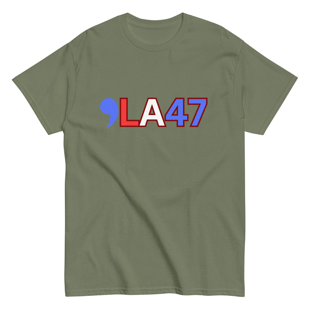 COMMA LA 47 | , LA 47 | Madam President | Code for Kamala | Activist tee | Campaign shirt