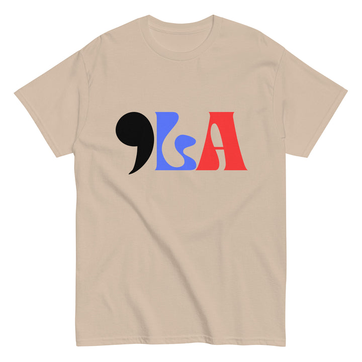 COMMA LA shirt | , la tee | Red White Blue | Vote Kamala shirt | Feminist shirt | Campaign shirt