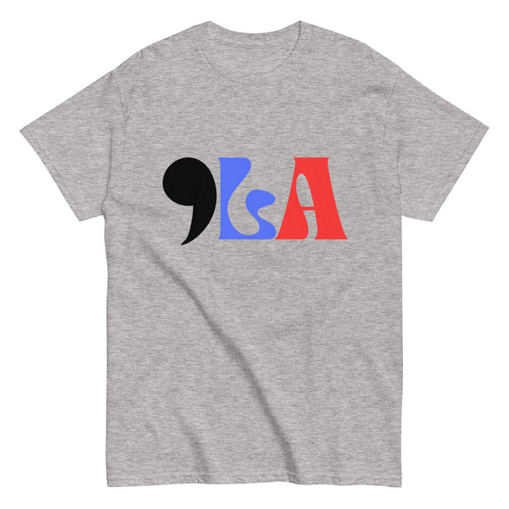 COMMA LA shirt | , la tee | Red White Blue | Vote Kamala shirt | Feminist shirt | Campaign shirt