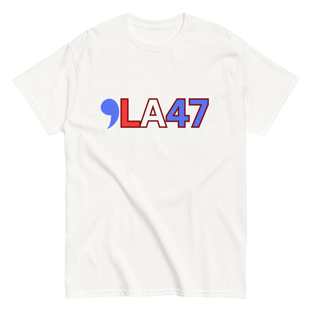 COMMA LA 47 | , LA 47 | Madam President | Code for Kamala | Activist tee | Campaign shirt