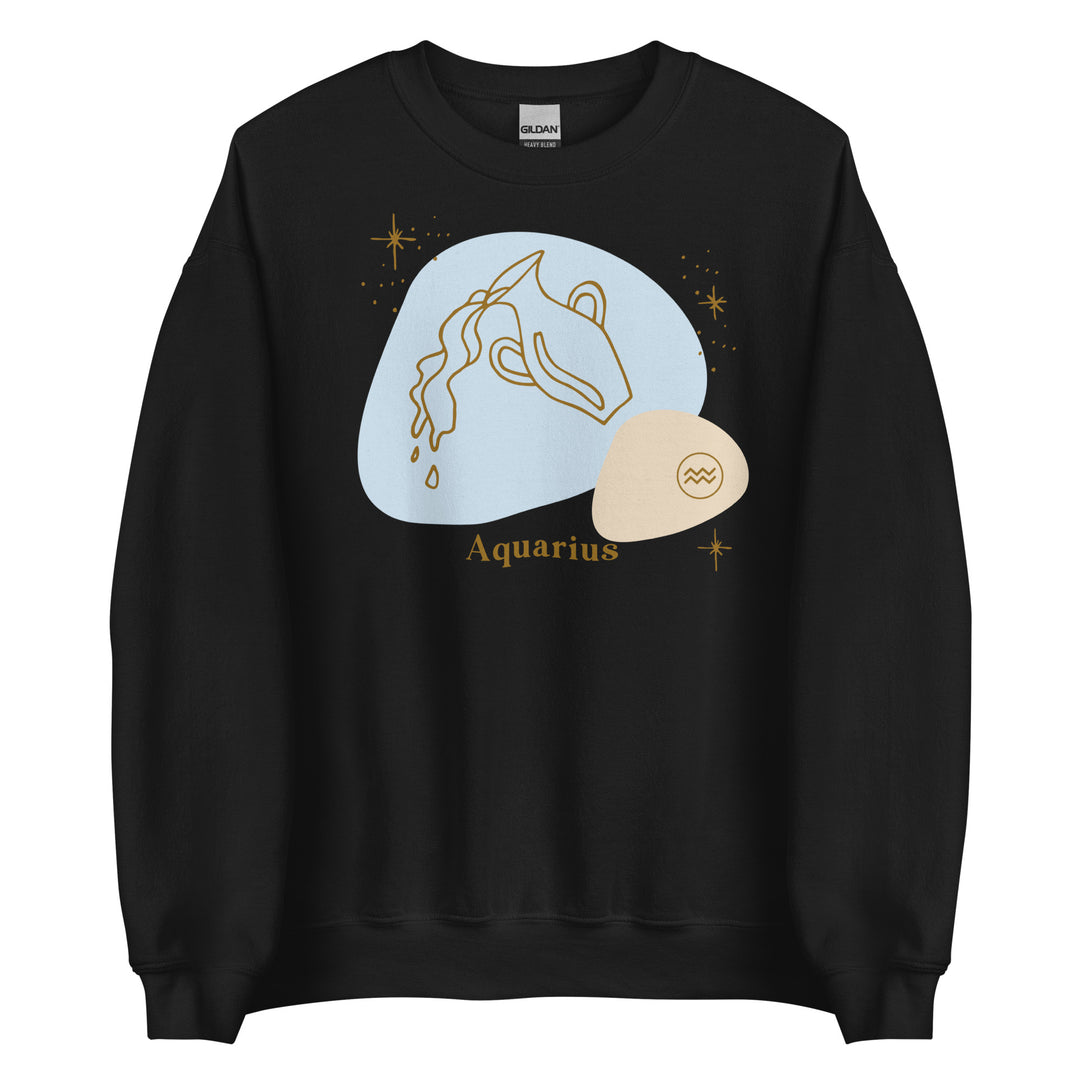 Aquarius Sweatshirt | Aquarius Zodiac Shirt | Capricorn Gifts | Astrology Sweatshirt | Horoscope Shirt | Astrology Shirt | Blue