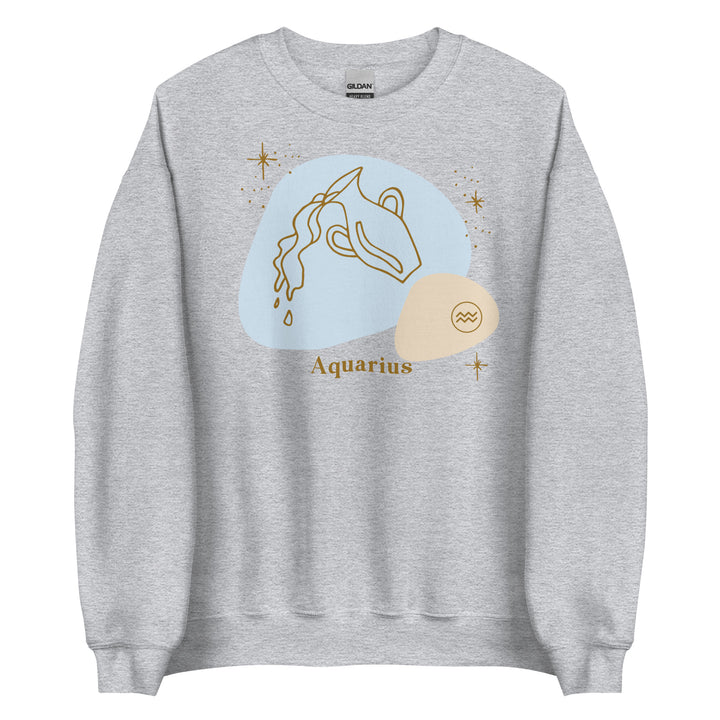 Aquarius Sweatshirt | Aquarius Zodiac Shirt | Capricorn Gifts | Astrology Sweatshirt | Horoscope Shirt | Astrology Shirt | Blue