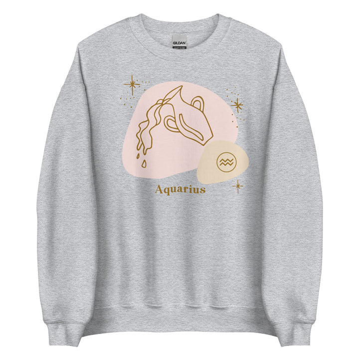 Aquarius Sweatshirt | Aquarius Zodiac Shirt | Capricorn Gifts | Astrology Sweatshirt | Horoscope Shirt | Astrology Shirt  | Pink