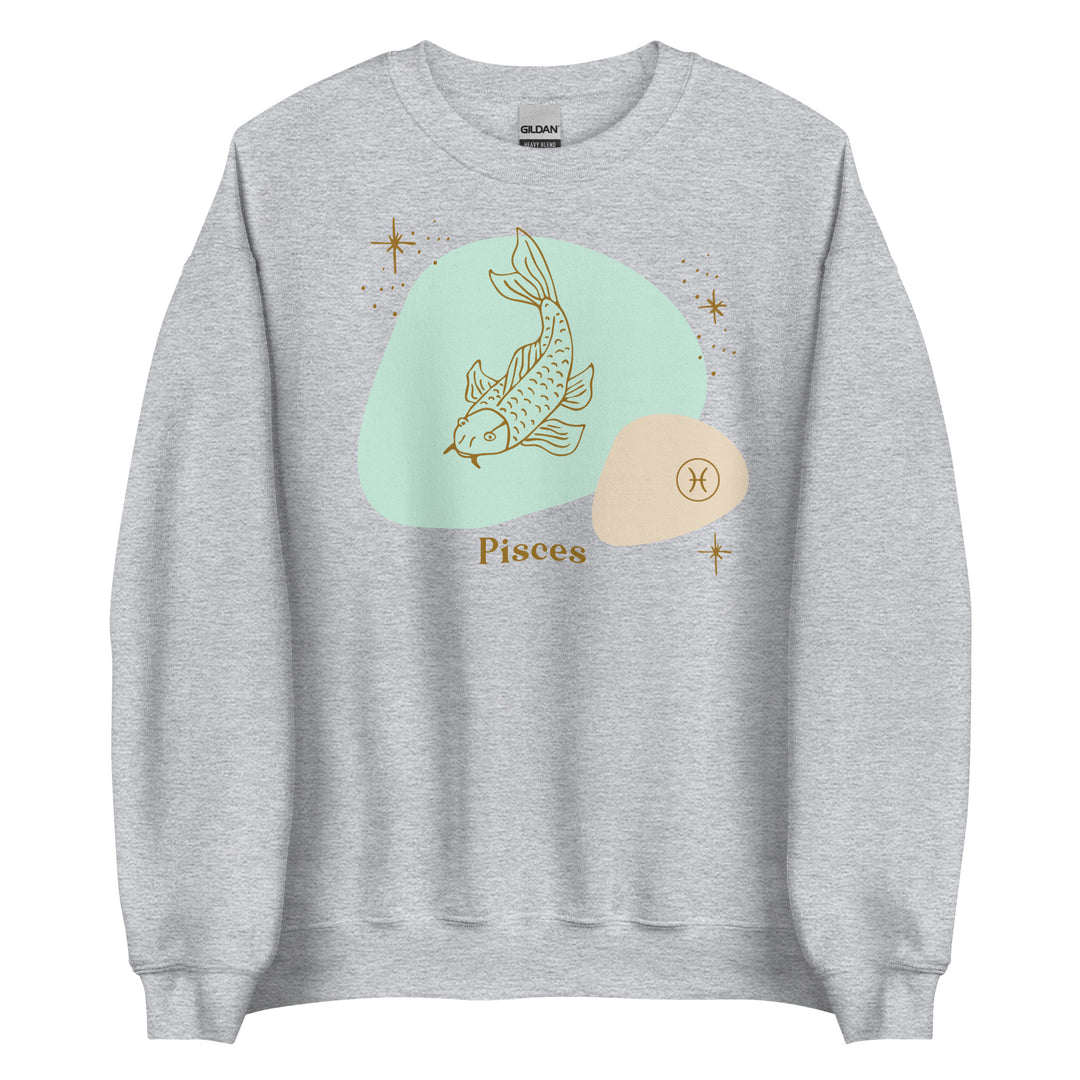 Pisces Sweatshirt | Pisces Zodiac Shirt | Capricorn Gifts | Astrology Sweatshirt | Horoscope Shirt | Astrology Shirt | Green