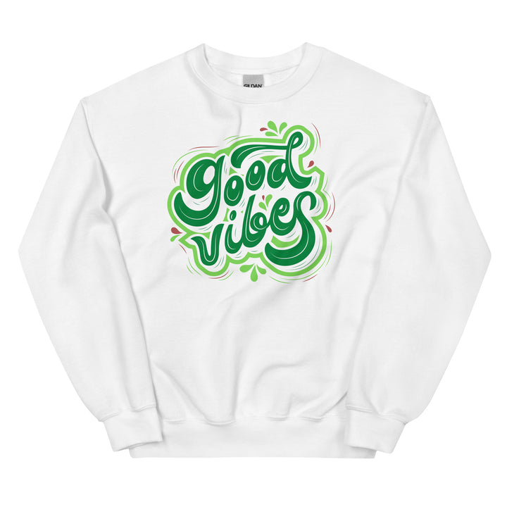 Good Vibes Green. Sweatshirts For Women - TeesForToddlersandKids -  sweatshirt - MAMA, sweatshirt, women - good-vibes-green-sweatshirts-for-women