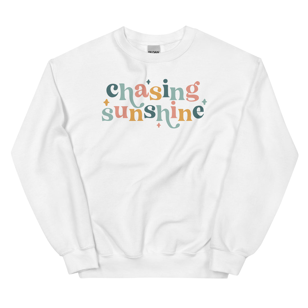 Chasing sunshine. Sweatshirts for women. - TeesForToddlersandKids -  sweatshirt - MAMA, sweatshirt, women - unisex-sweatshirt-1