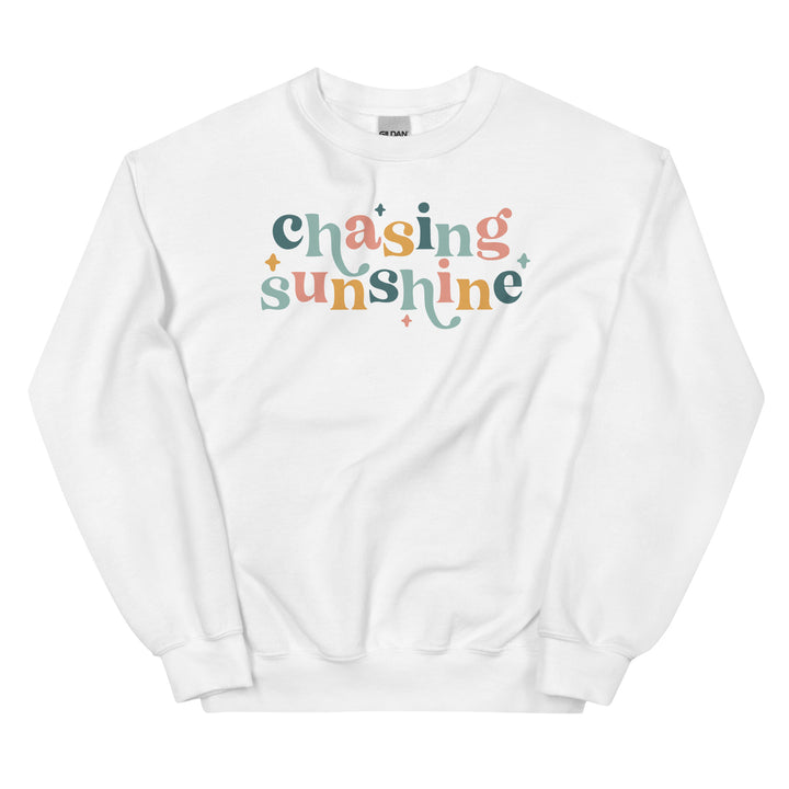 Chasing sunshine. Sweatshirts for women. - TeesForToddlersandKids -  sweatshirt - MAMA, sweatshirt, women - unisex-sweatshirt-1