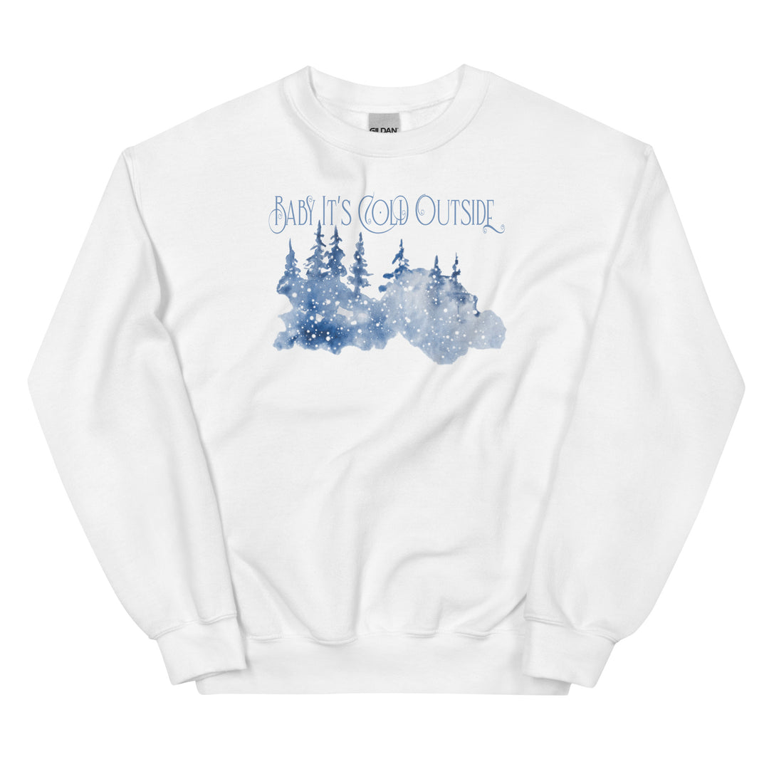 Baby, it's cold outside II. Sweatshirt for mama. - TeesForToddlersandKids -  sweatshirt - christmas, holidays, women - baby-its-cold-outside-ii