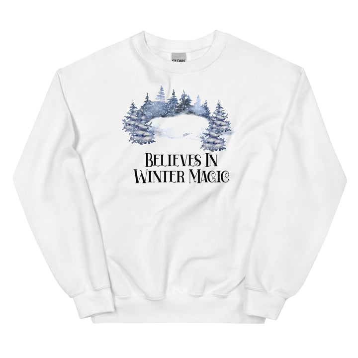 Believes in winter magic I. Sweatshirt for mama. - TeesForToddlersandKids -  sweatshirt - christmas, holidays, seasons, winter, women - believes-in-winter-magic-i