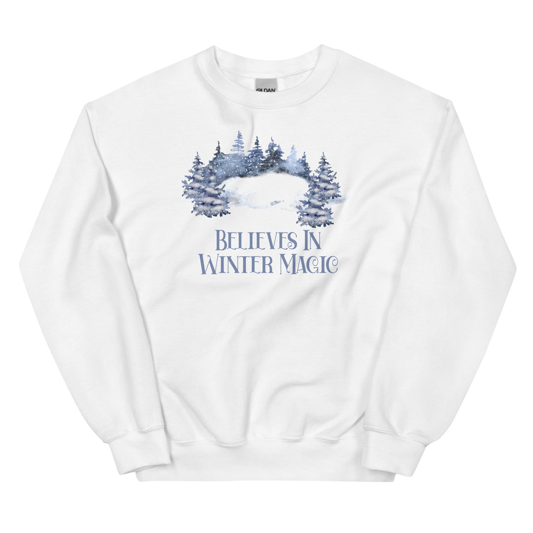 Believes in winter magic II. Sweatshirt for mama. - TeesForToddlersandKids -  sweatshirt - christmas, holidays, seasons, winter, women - believes-in-winter-magic-ii